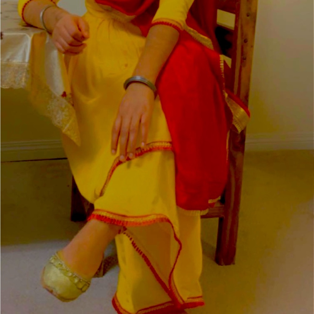 Punjabi palazzo suit